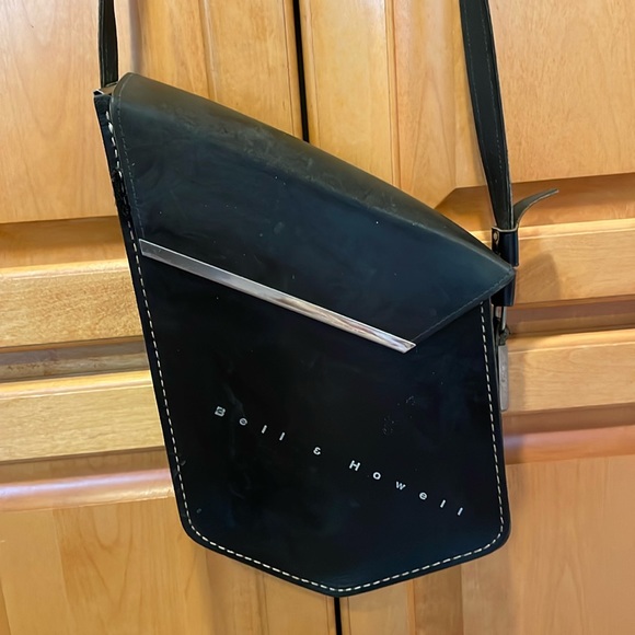 Bell & Howell Leather Crossbody Camera Bag - Picture 1 of 13